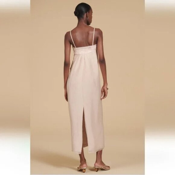 Zara Limited Edition Mixed Organza Dress NWT Pale Pink Size Medium - Picture 5 of 14